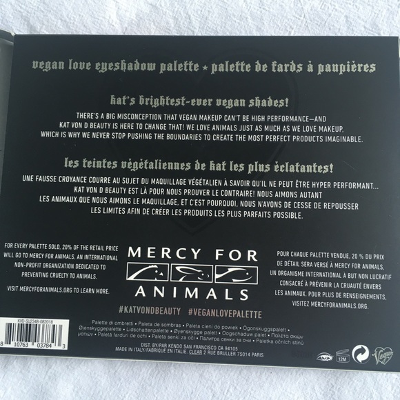 Kat Von D KVD Vegan Love Eyeshadow Palette BNIB - Picture 9 of 14